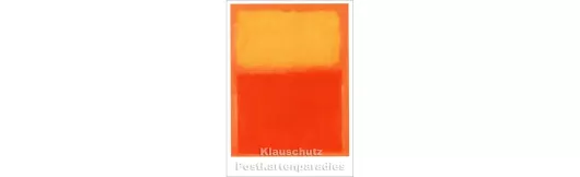 Mark Rothko - Orange and Yellow | Kunstkarte