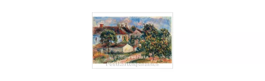 Renoir | Dorfhäuser | Taurus Kunstkarte