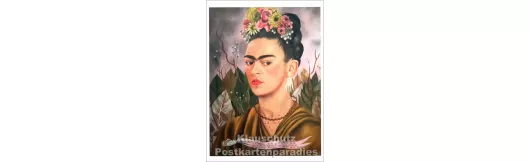 Selbstbildnis | Frida Kahlo - Taurus Kunstkarte