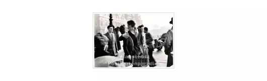 Robert Doisneau | Kuss vor dem Hotel de Ville | Kunstkarte