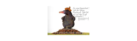 Kinderbuch 'Vom kleinen Maulwurf ...' von Wolf Erlbruch aus dem Peter-Hammer-Verlag - Innenteil 2