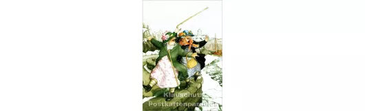 Alte Frauen - Kaimauer | Inge Löök Postkarte