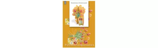 Tulpen | Bastelkarte | ActeTre Glückwunschkarte