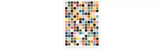 Gerhard Richter - 192 Farben | Kunstpostkarte