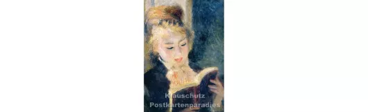 Renoir | Lesendes Mädchen | Taurus Kunstkarte