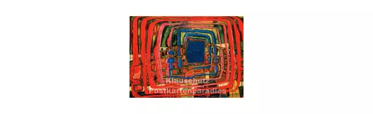 Hundertwasser | Ich weiß nicht | Taurus Kunstkarte