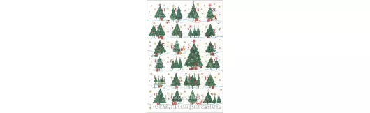Weihnachtsbäume | Postkarten Adventskalender | Taurus