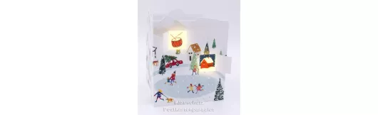 Winterlandschaft  | Leuchtender Adventskalender