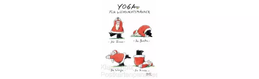Postkarten Weihnachten - Gaymann Yoga