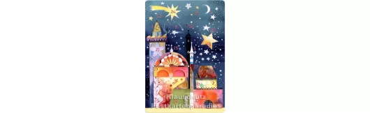 Stern über Bethlehem | XXL Aufstell Adventskalender
