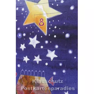 Stern über Bethlehem - Up-Cards Aufstell Adventskalender von Taurus - Detailansicht