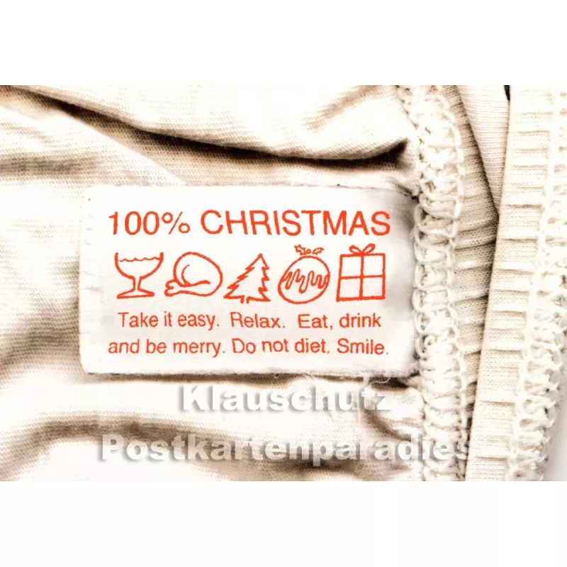 100% Christmas Foto Weihnachtskarte