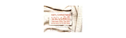 100% Christmas - Weihnachtskarte