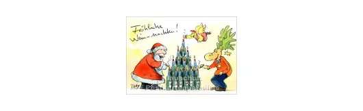 Fröhliche Wein-nachten | Gaymann Weihnachtskarte