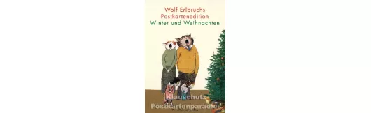 Postkartenbuch 'Winter und Weihnachten' - Wolf Erlbruch
