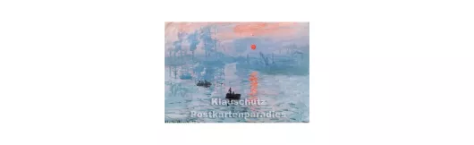 Claude Monet - Sonnenaufgang | Kunstkarte