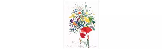Oskar Koller - Frühlingsstrauß | Taurus Kunst Postkarte