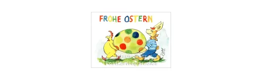Frohe Ostern - Peter Gaymann Postkarten
