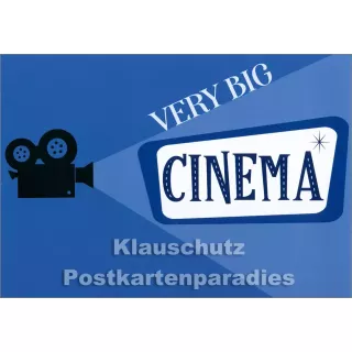 Postkartenpaket mit 10 Sprüche Postkarten DEnglish - Motiv: Very Big Cinema