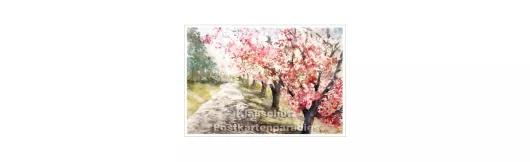 Kerstin Prewo | Blühende Bäume | Taurus Kunstkarte