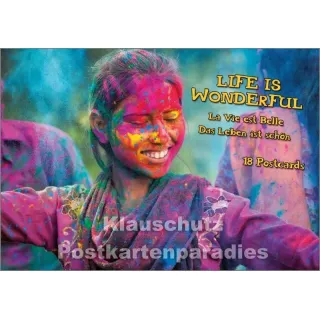 Tushita Postkartenbuch - Life is wonderful | Titelbild