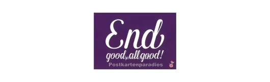 End good, all good | DEnglish Postkarte