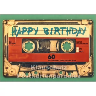 Happy Birthday Geburtstagskarte von Tushita mit Kassette