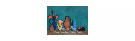 Gabriele Münter - Stillleben mit Vasen | Taurus Kunstkarte
