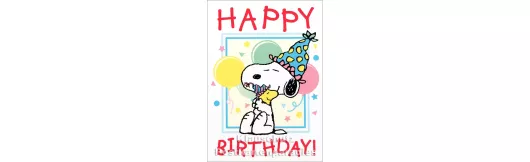 PEANUTS - Happy Birthday  | Geburtstag Postkarte