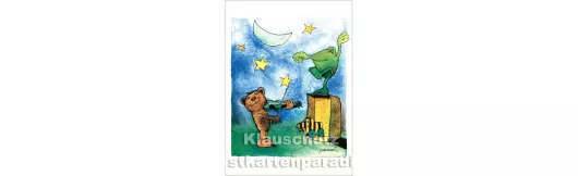 Nachtkonzert - Janosch Postkarte