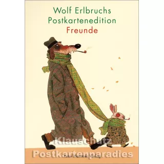 Wolf Erlbruch Postkartenbuch 'Freunde' - Titelbild