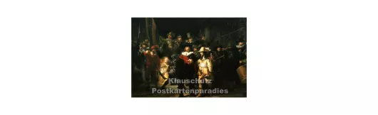 Die Nachtwache - Rembrandt | Kunstkarte