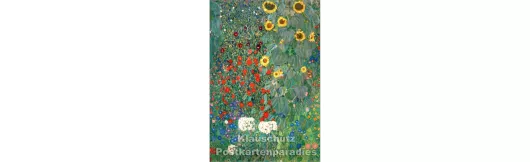 Gustav Klimt | Garten | Kunst Doppelkarte