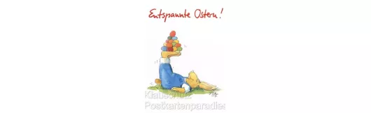 Gaymann Postkarte - Entspannte Ostern