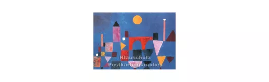 Paul Klee - Red Bridge | Kunstpostkarte