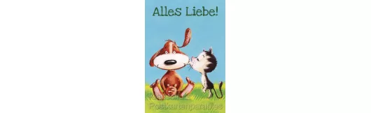 Thomas Röhner Postkarte - Alles Liebe!