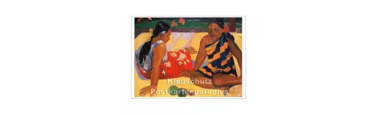 Paul Gauguin Kunstkarte | Zwei Frauen Tahiti
