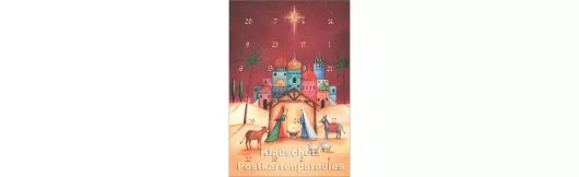 Christi Geburt | Postkarten Adventskalender Taurus