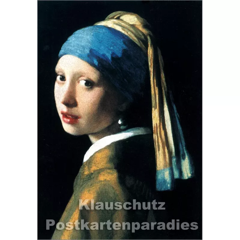 Das Mädchen mit dem Perlenohrring - Jan Vermeer van Delft | Kunst Doppelkarte