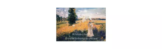 Claude Monet - Der Spaziergang | Doppelkarte Kunst