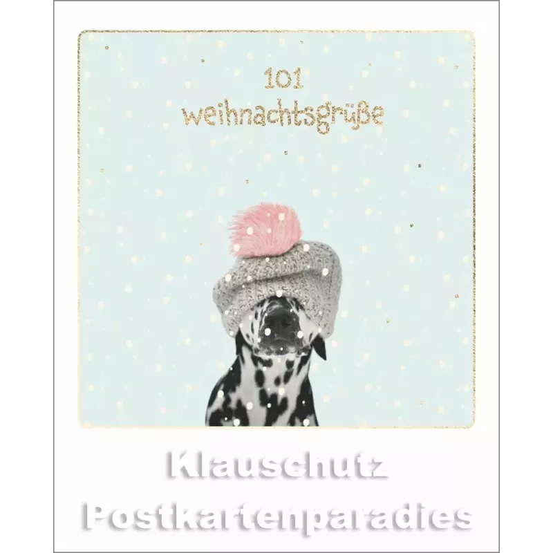 Cityproducts Happymemories Postkarte - 101 Weihnachtsgrüße mit Dalmatiner