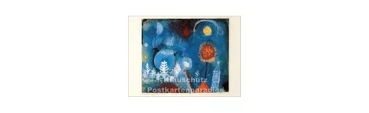 Landschaft Vergangenheit -  Paul Klee | Kunstkarte
