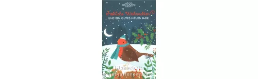 Rotkehlchen - SkoKo Weihnachten Doppelkarte