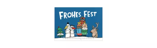Frohes Fest | Postkarte Nadia Budde