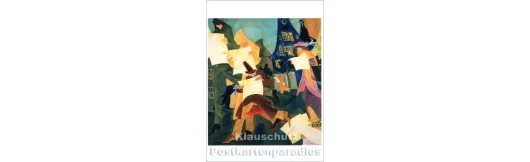 Lyonel Feininger Kunstkarte | Zeitungsleser II