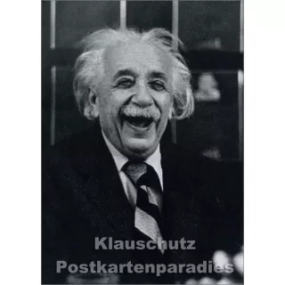 Foto Postkarte s/w | Albert Einstein in Princeton