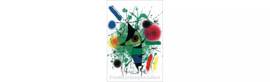 Joan Miró - Der singende Fisch | Doppelkarte Kunst