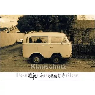 Life is short | Inkognito Postkarte