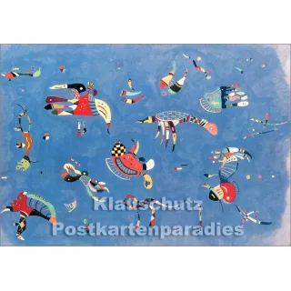 Kunstkarte | Wassily Kandinsky | Bleu de ciel / Himmelblau, 1940