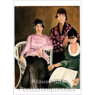 Kunstkarte von Henri Matisse | Die drei Schwestern
